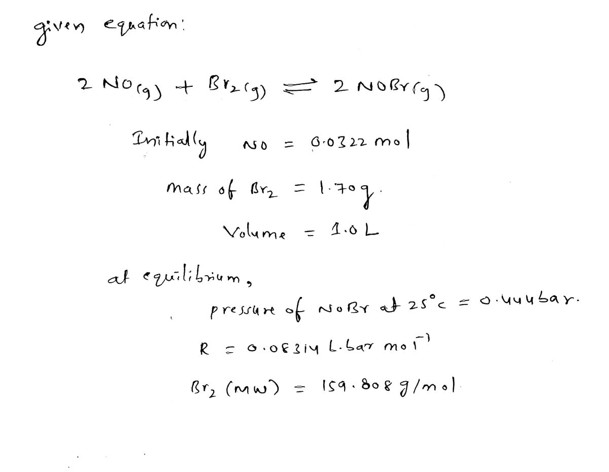 Chemistry homework question answer, step 1, image 1